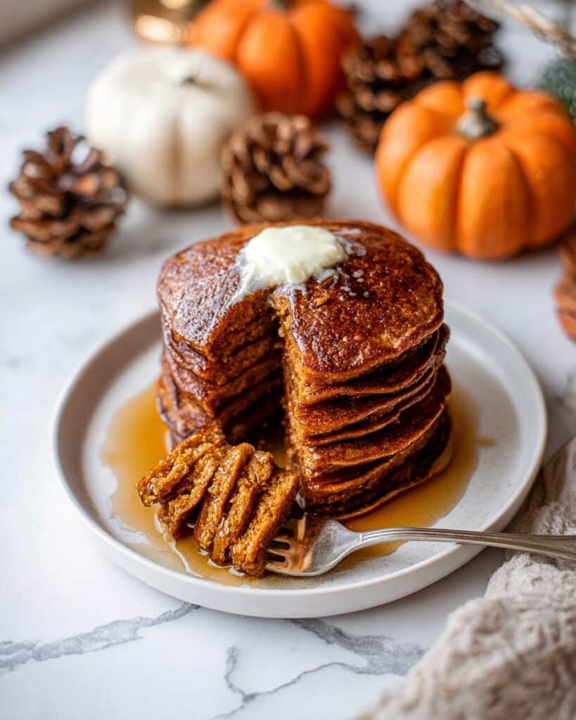 Fluffy Gingerbread Pancakes Recipe