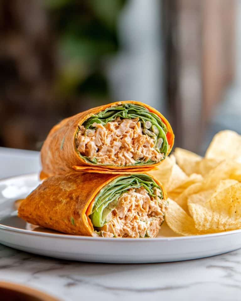 Spicy Buffalo Chicken Wraps for Two Recipe