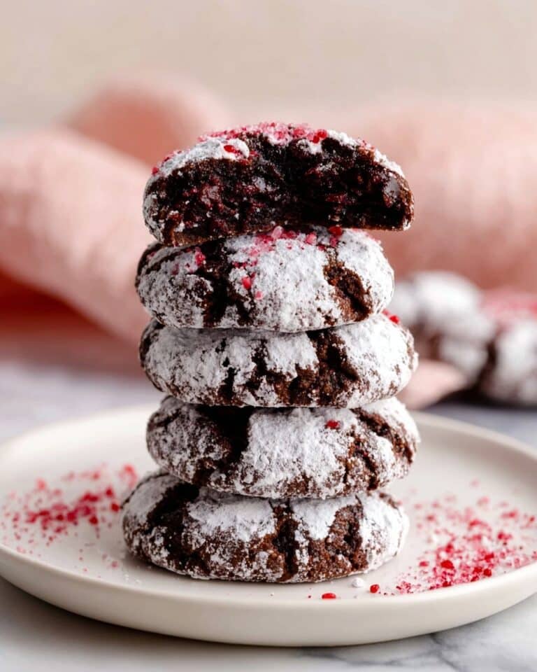 Chocolate Raspberry Crinkles Recipe