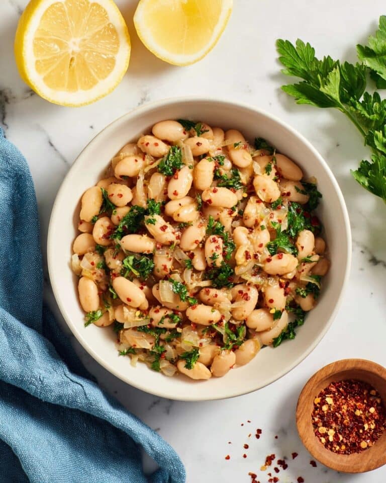 Garlicky White Beans Recipe