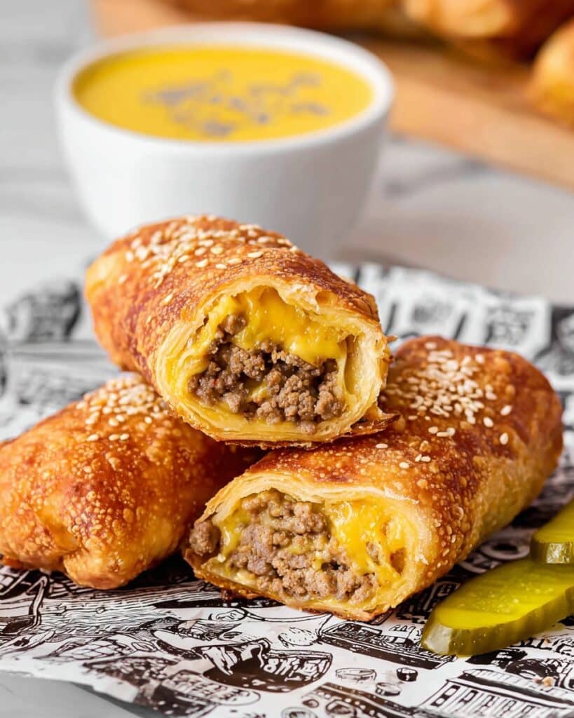 Big Mac Egg Rolls Recipe