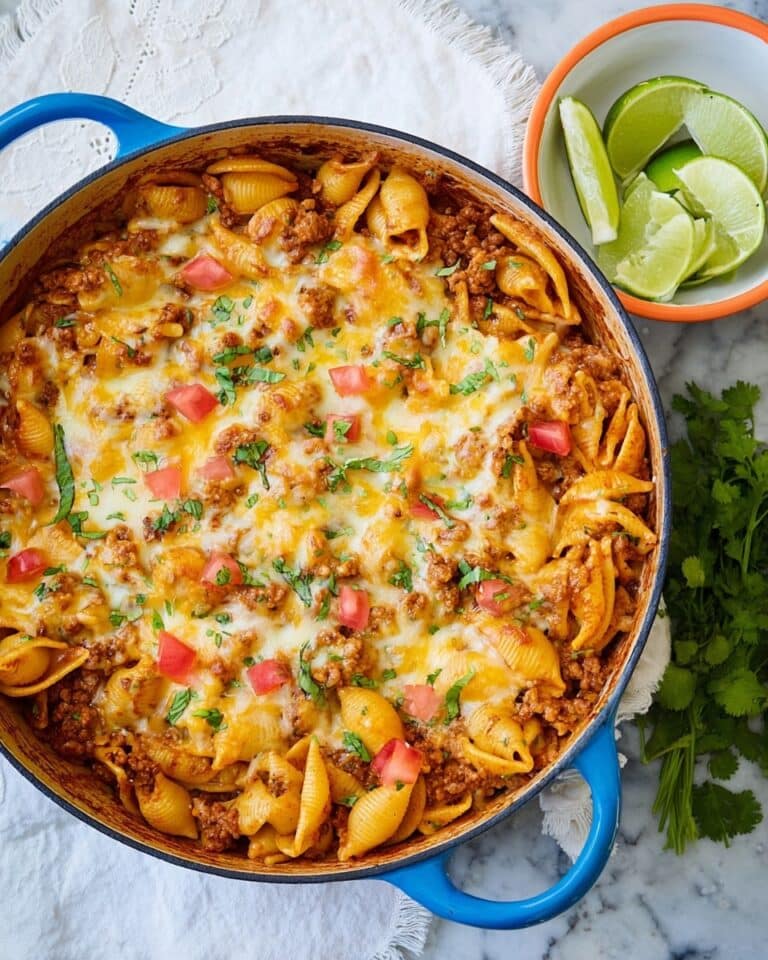 Creamy Cheesy Taco Pasta Recipe