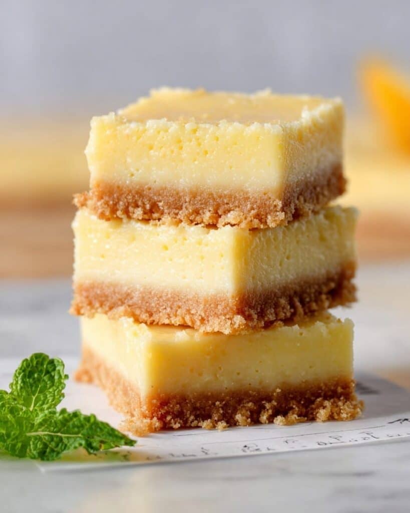 Creamy Lemon Squares Recipe