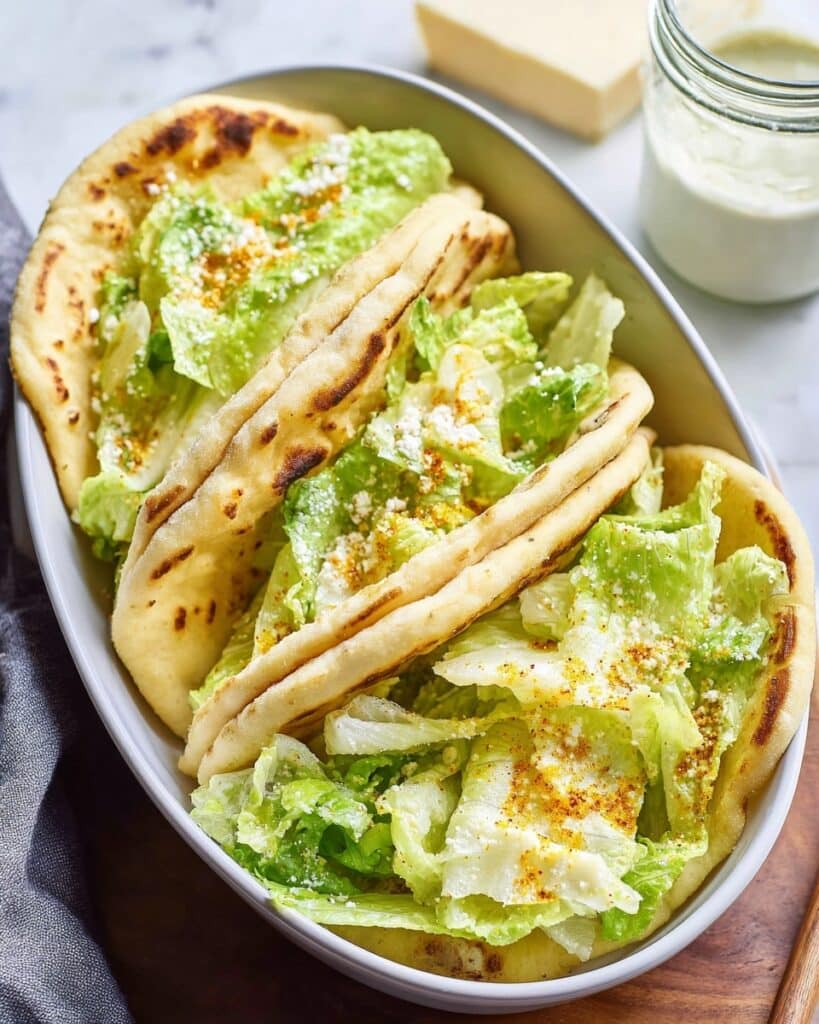 Chicken Caesar Smash Tacos Recipe