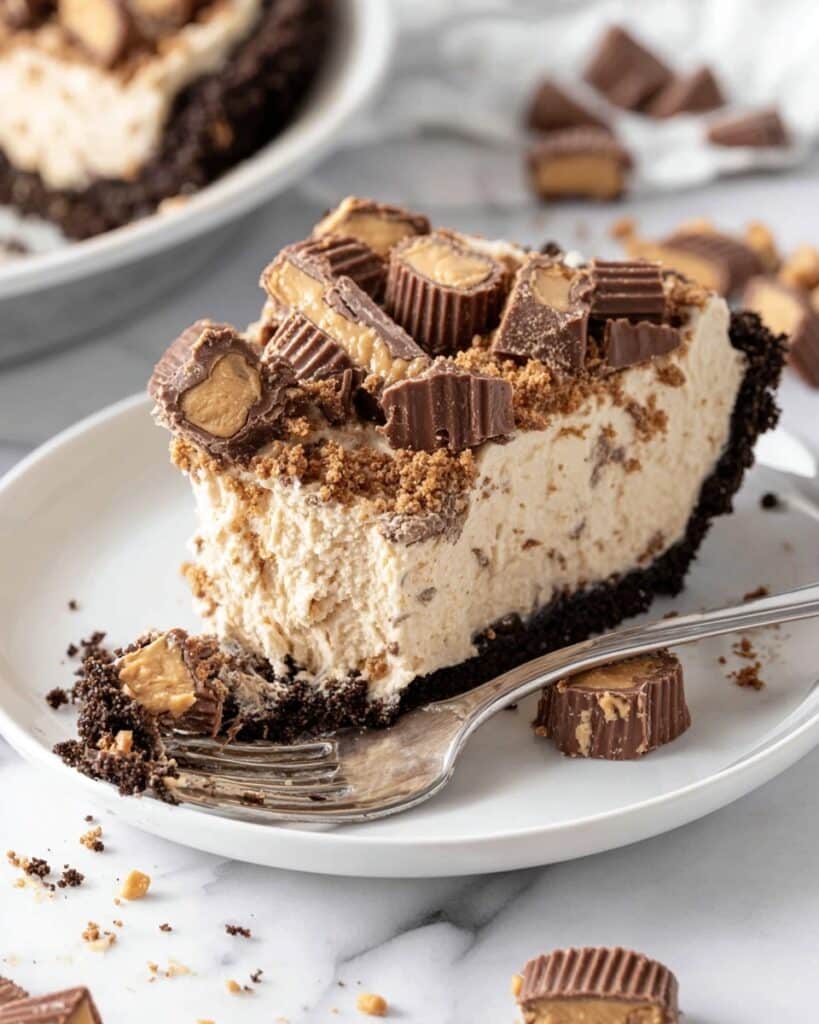 6-Ingredient Peanut Butter Pie with Easy Oreo Crust Recipe