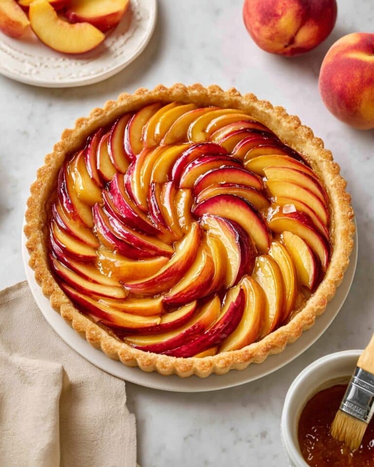Vegan Peach Tart Recipe