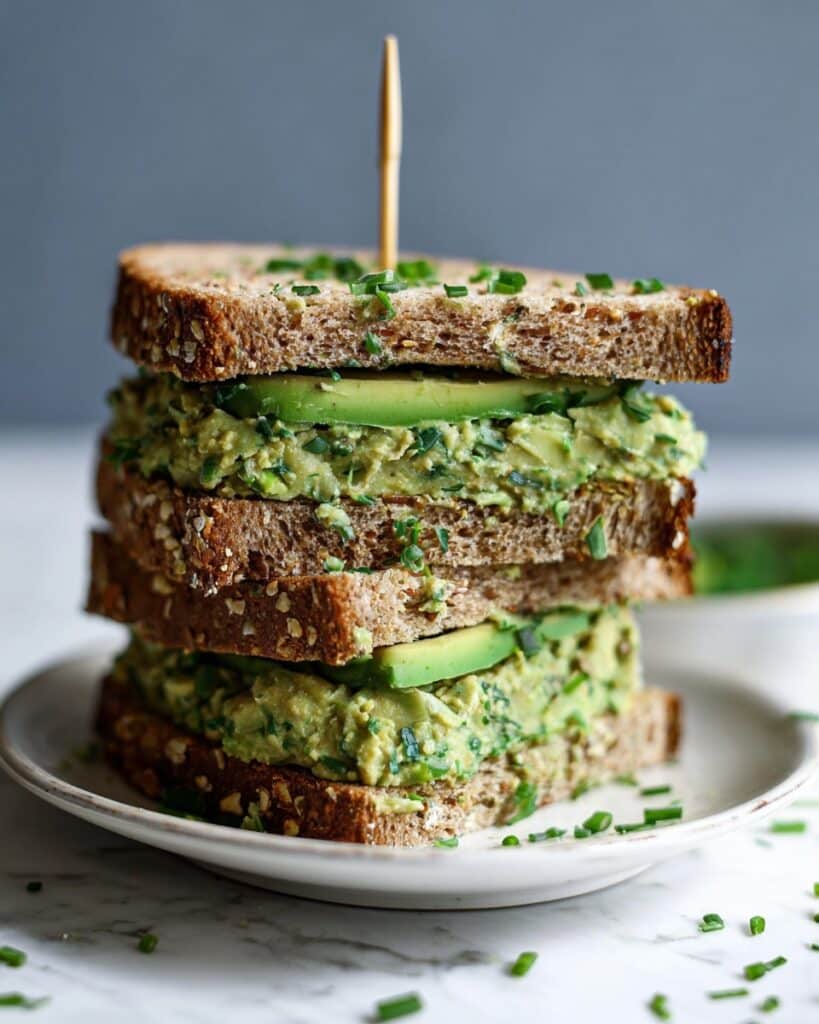 White Bean Avocado Sandwich Recipe