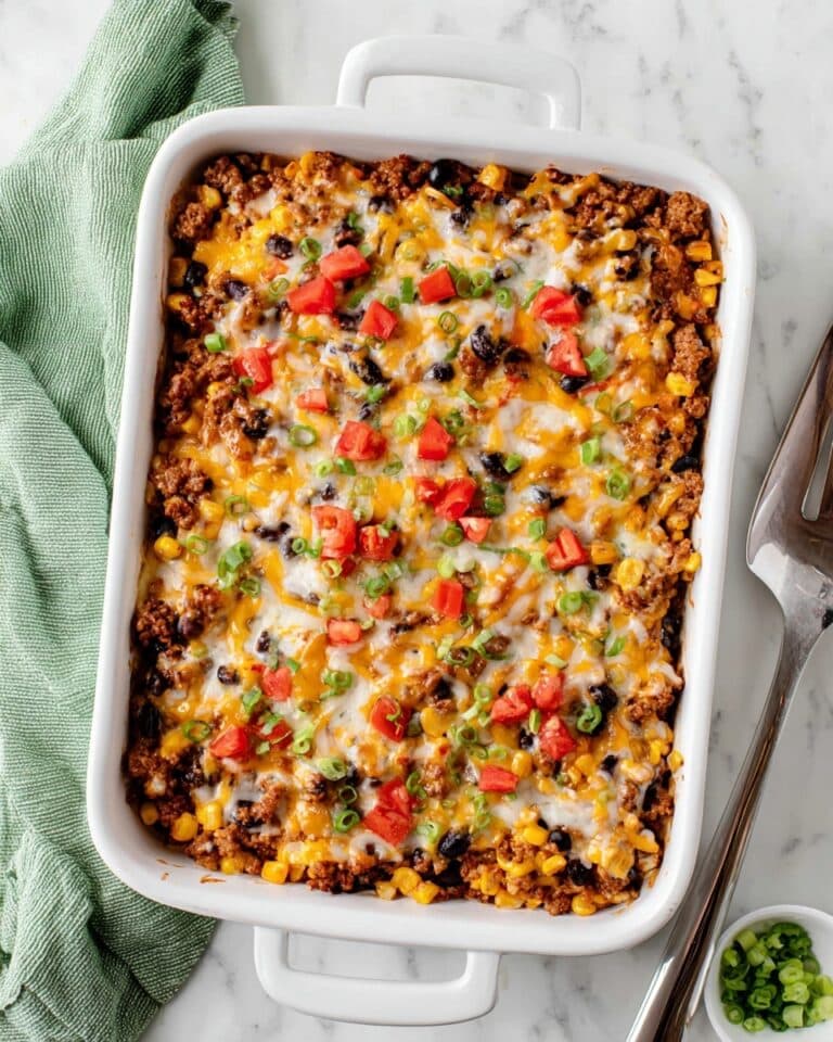 Ground Turkey Taco Casserole Recipe