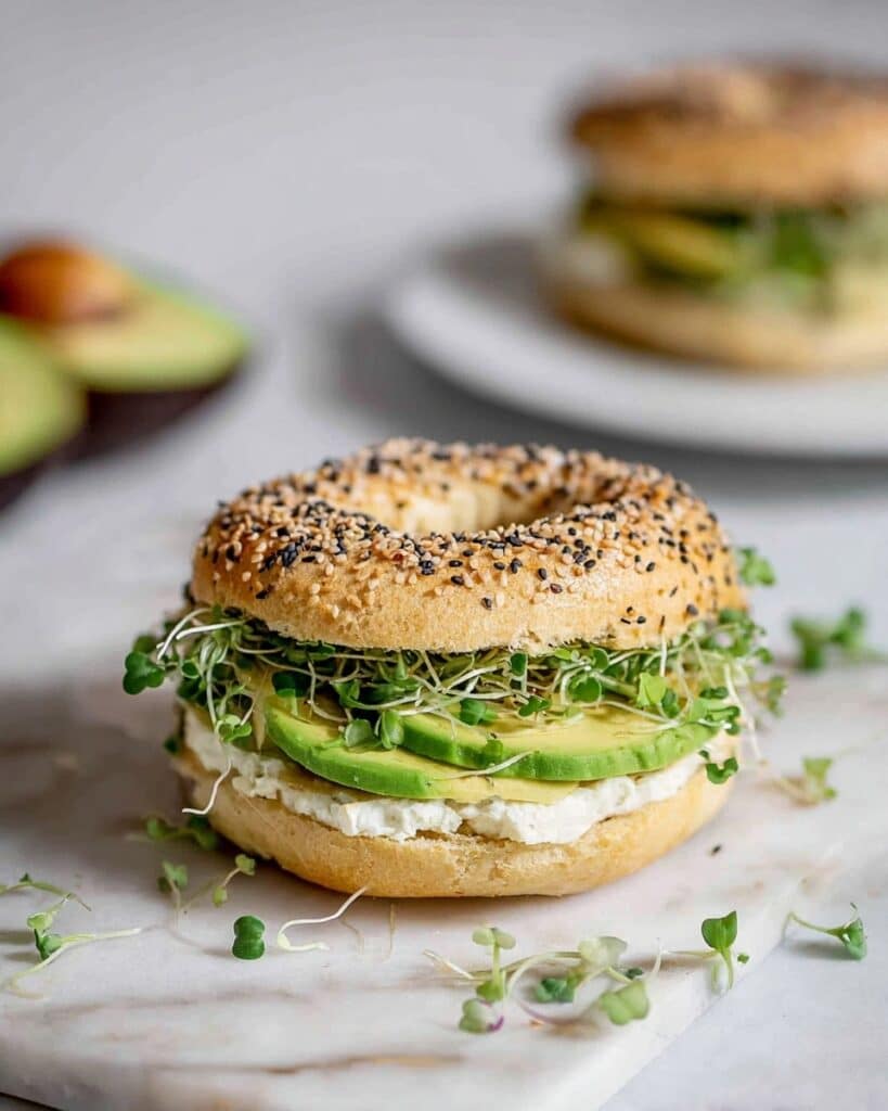 Avocado Bagels Recipe