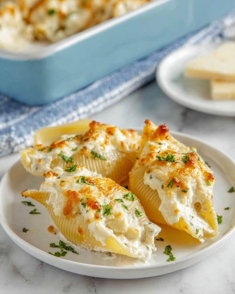 Chicken Alfredo Stuffed Shells Recipe