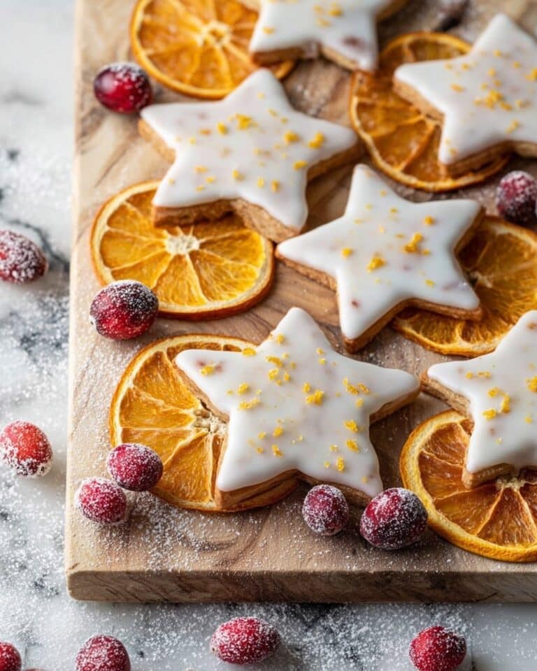 Cranberry Orange Shortbread Cookies Recipe