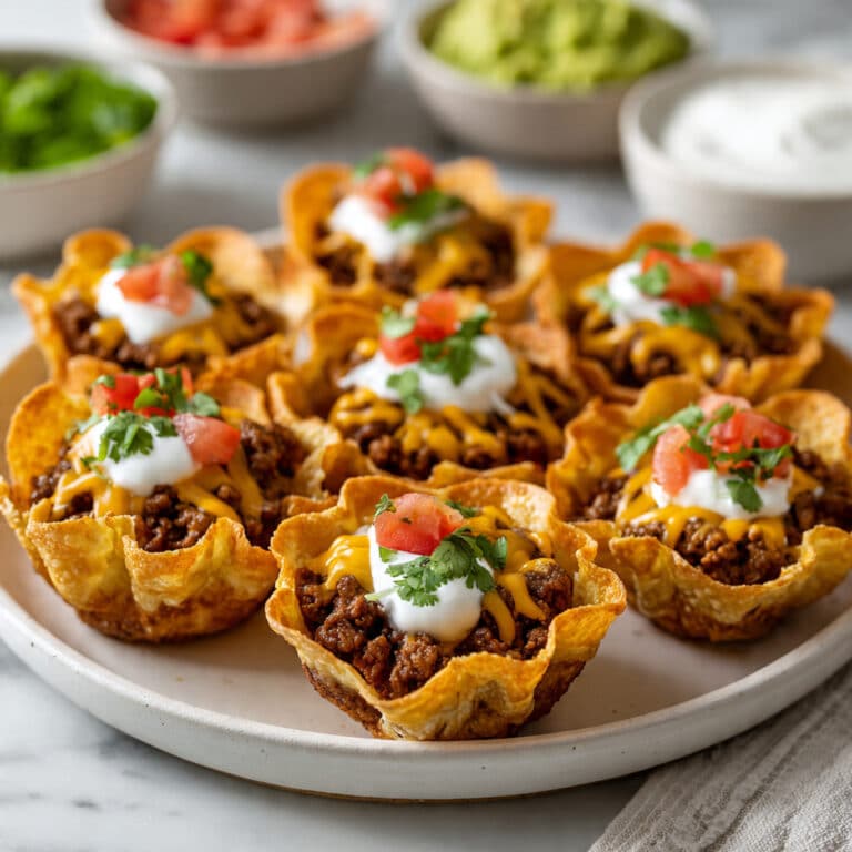 Crunchy Taco Cups Recipe