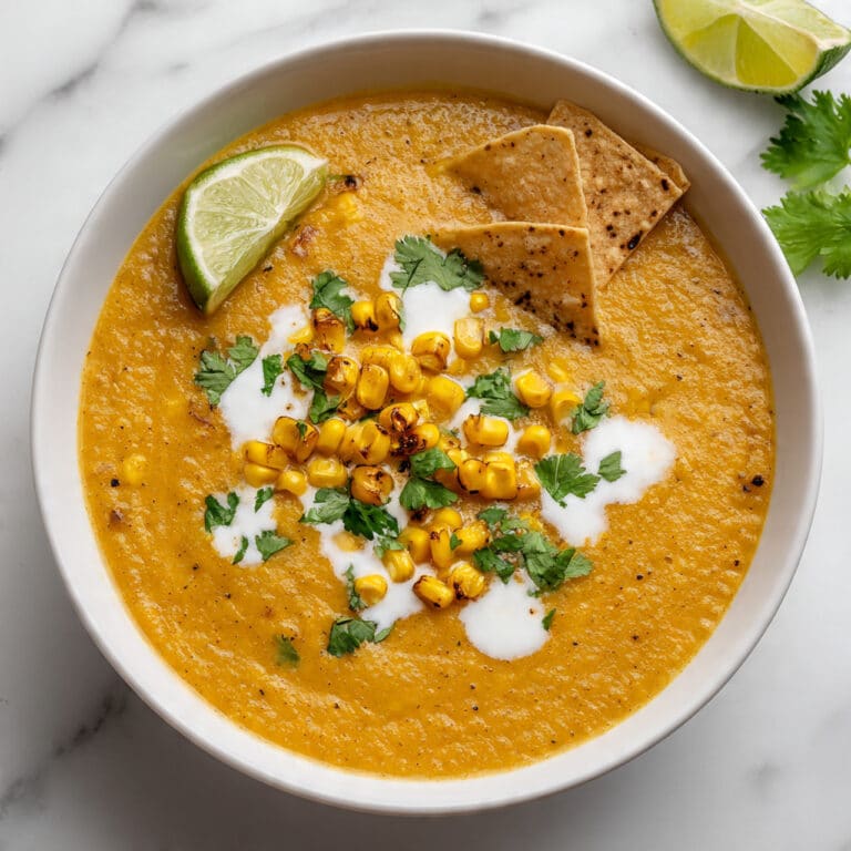 Creamy Mexican Street Corn Chicken Soup Recipe
