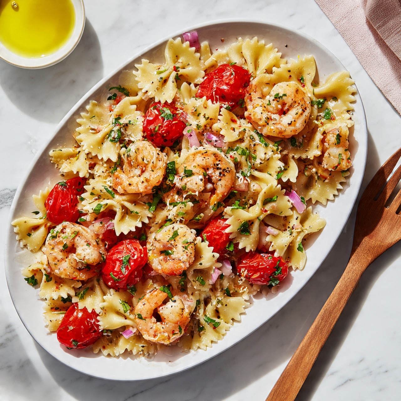 20-Minute Shrimp Cilantro Lime Pasta Salad Recipe - Recipe Image