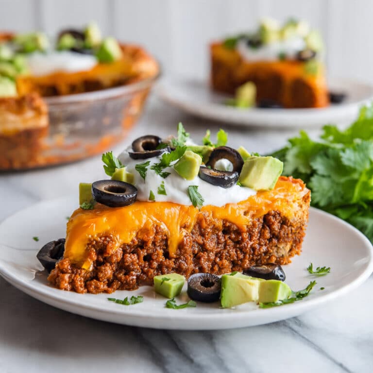Crustless Keto Taco Pie Recipe