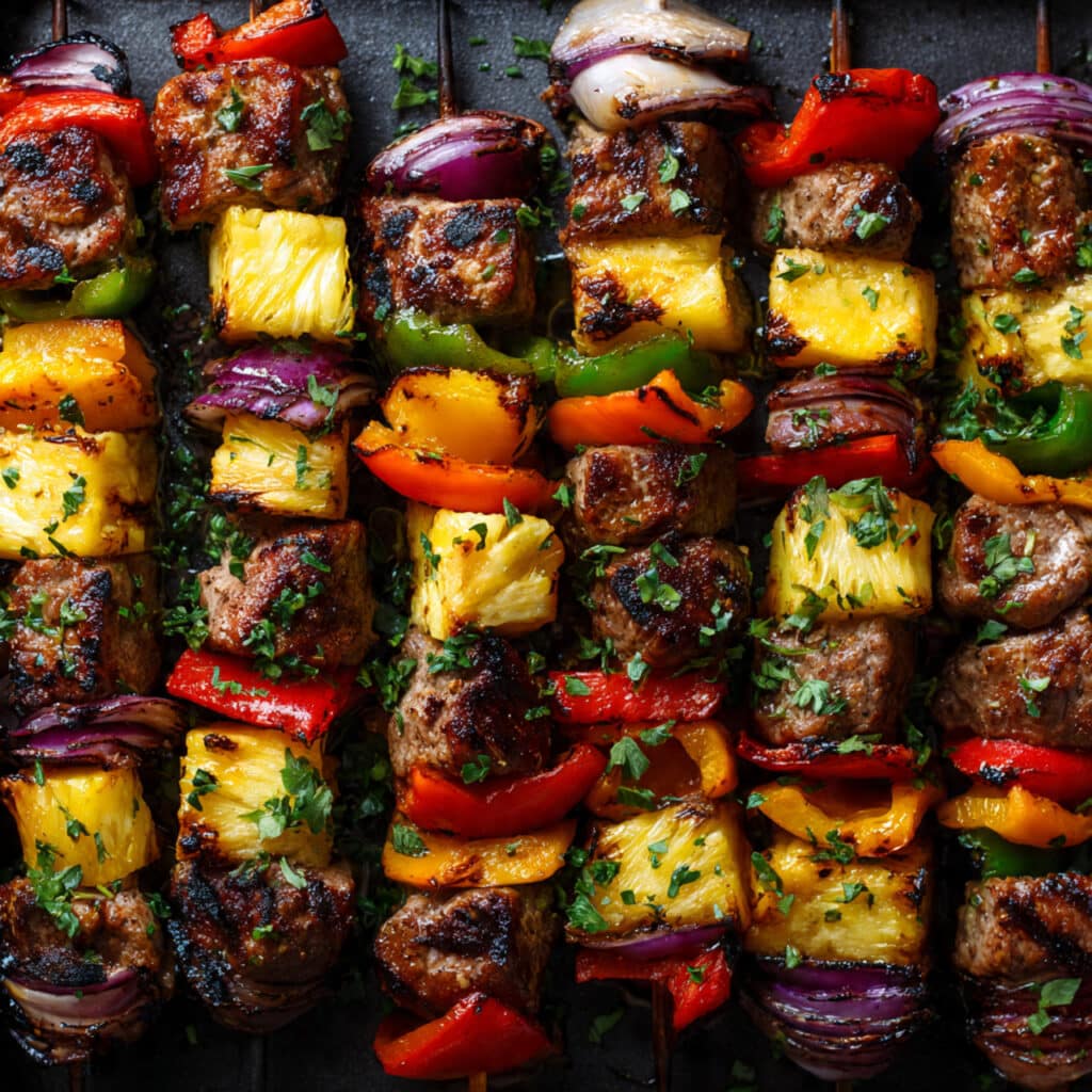 Grilled Hawaiian-Style Chicken Skewers Recipe