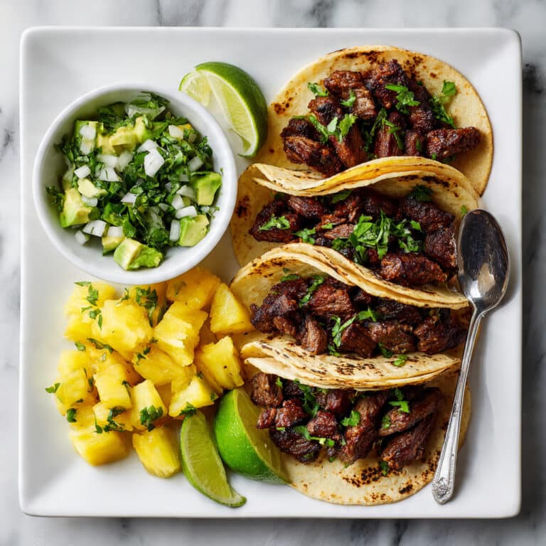 One Pan Chicken & Pineapple Tacos Recipe