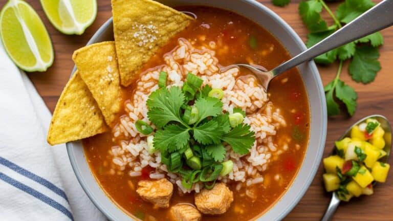 Crockpot Spicy Chicken Tortilla Soup Recipe
