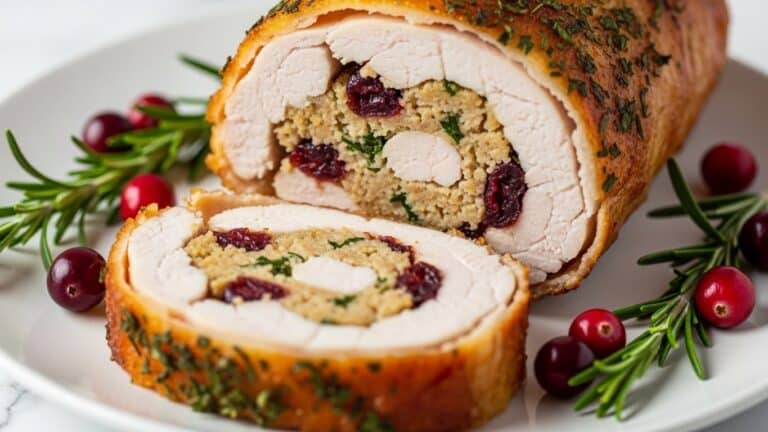 Christmas Special Stuffed Turkey Breast Recipe