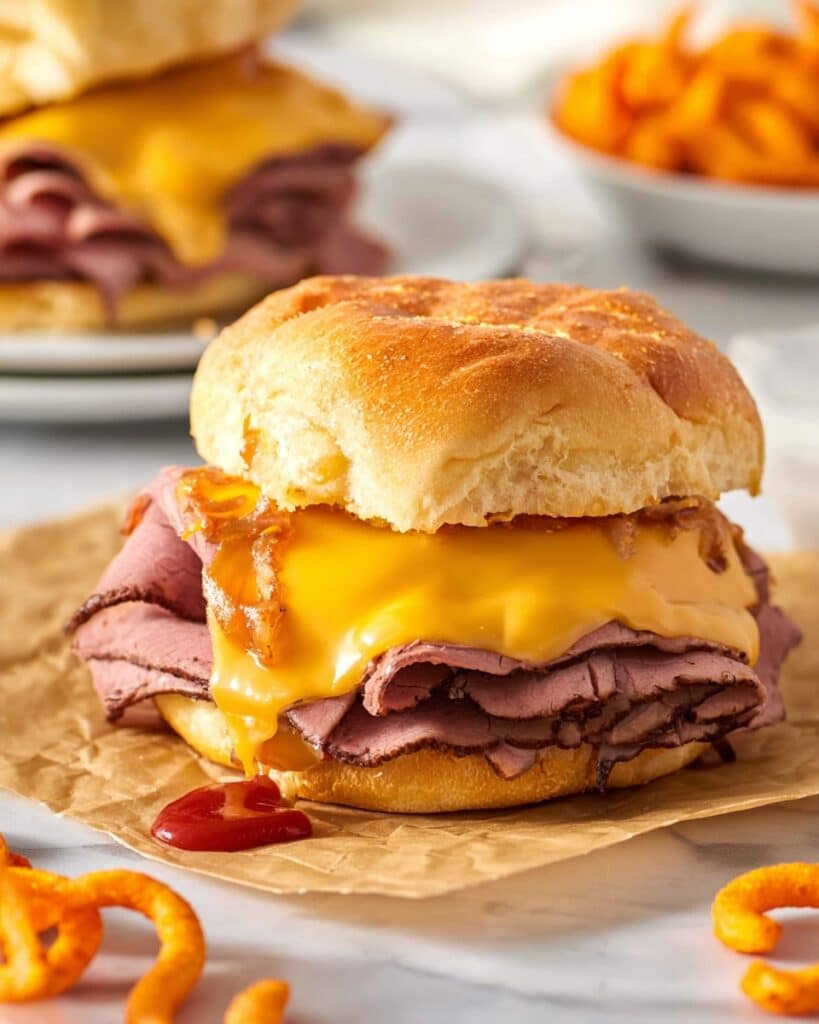 Beef and Cheddar Sandwiches Recipe