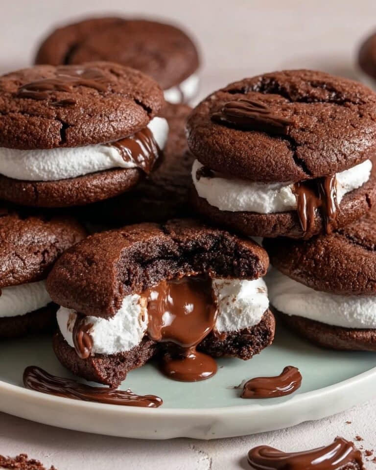 Nutella Marshmallow Cookies: S’mores Inspired Recipe