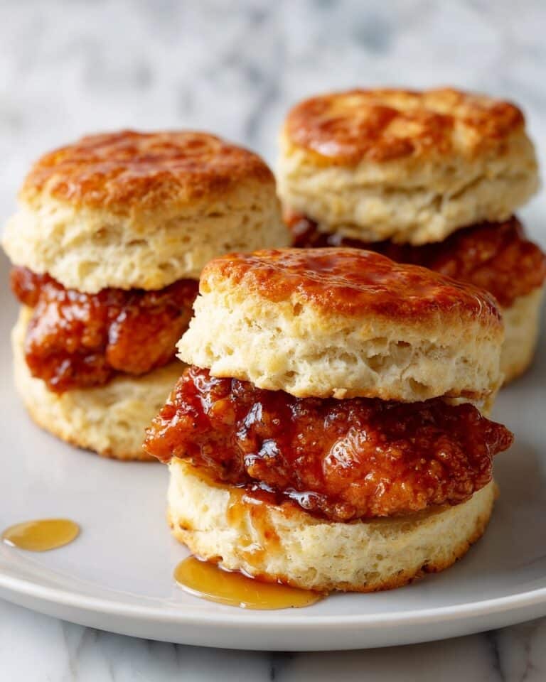 Hot Honey Chicken Biscuits Recipe