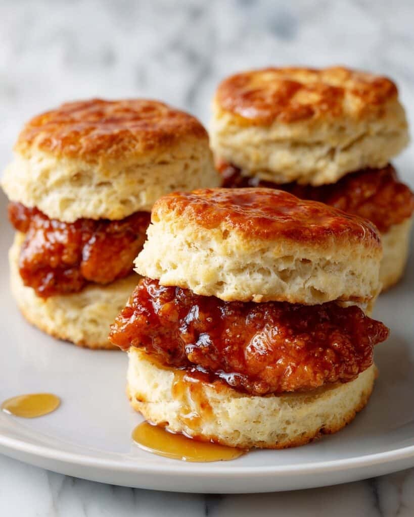 Hot Honey Chicken Biscuits Recipe
