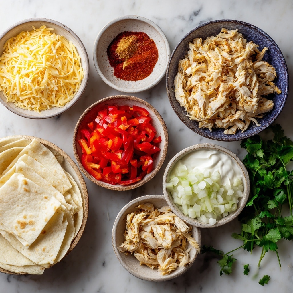 Easy Mini Chicken Quesadilla Squares That Melt in Your Mouth Recipe - Recipe Image