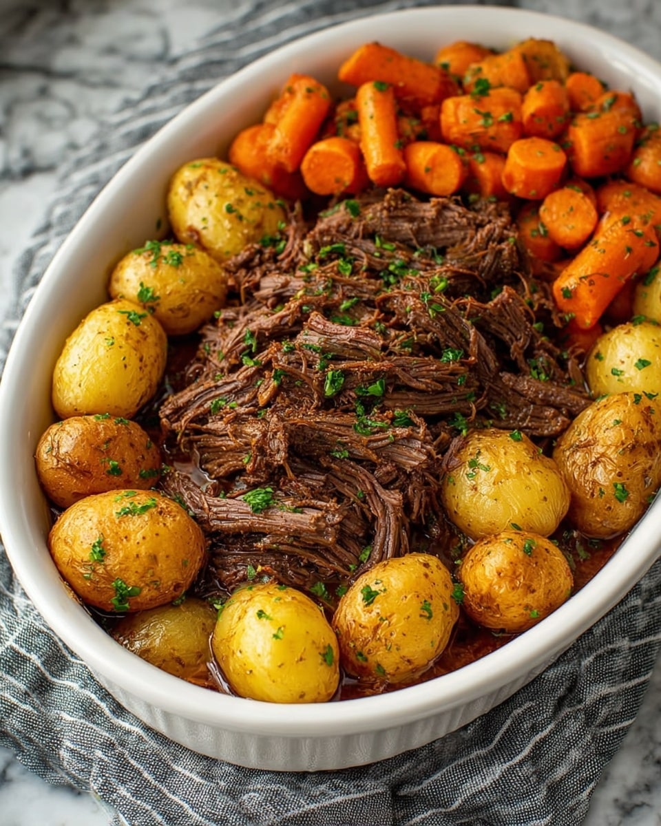 Instant Pot Pot Roast with Vegetables Recipe - Recipe Image