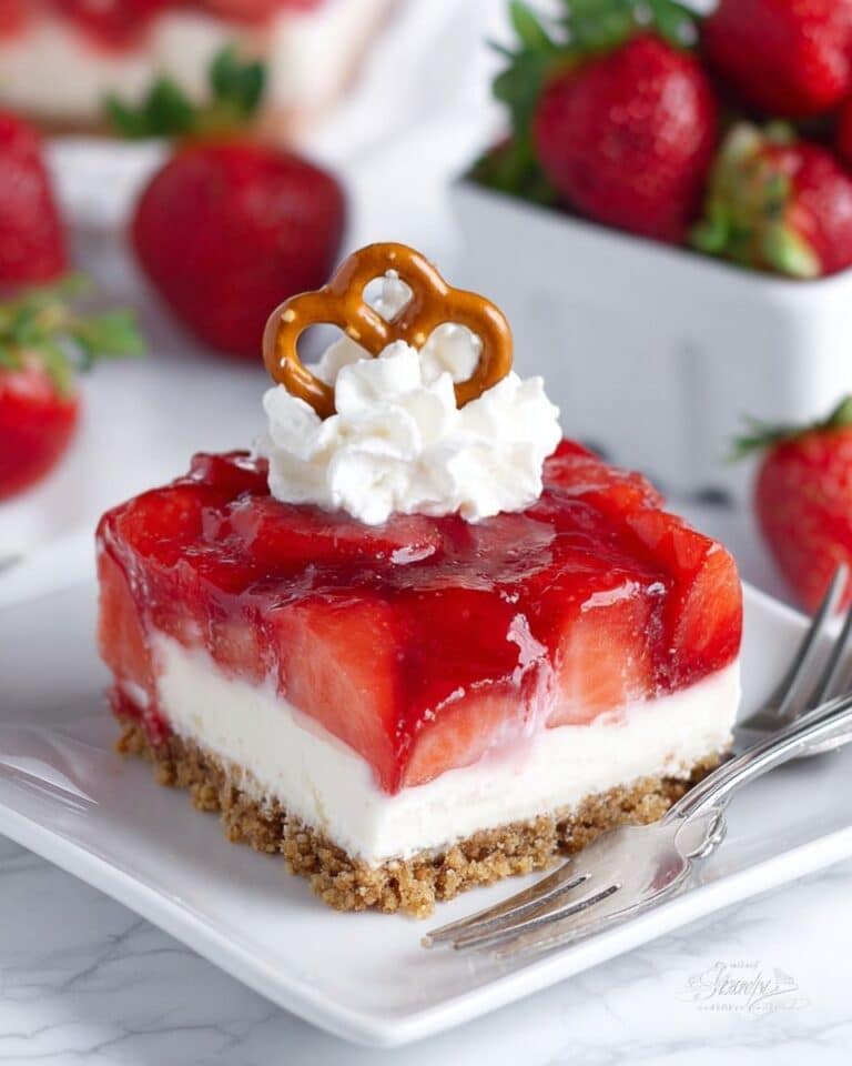 Strawberry Pretzel Salad Recipe