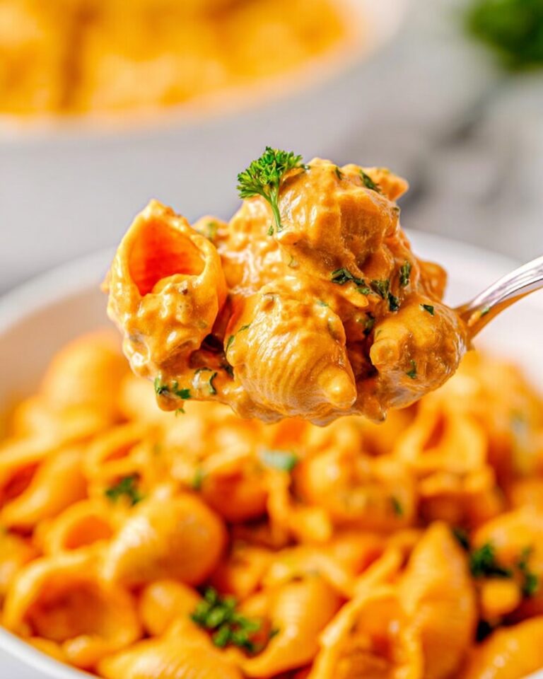 One Pot Cheesy Beef and Shells Recipe