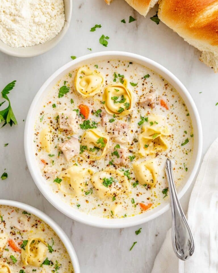Creamy Chicken Tortellini Soup Recipe