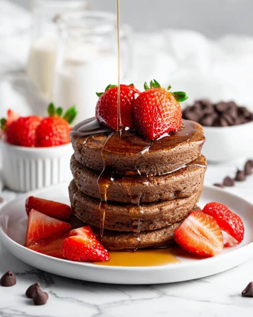 Chocolate Protein Pancakes Recipe