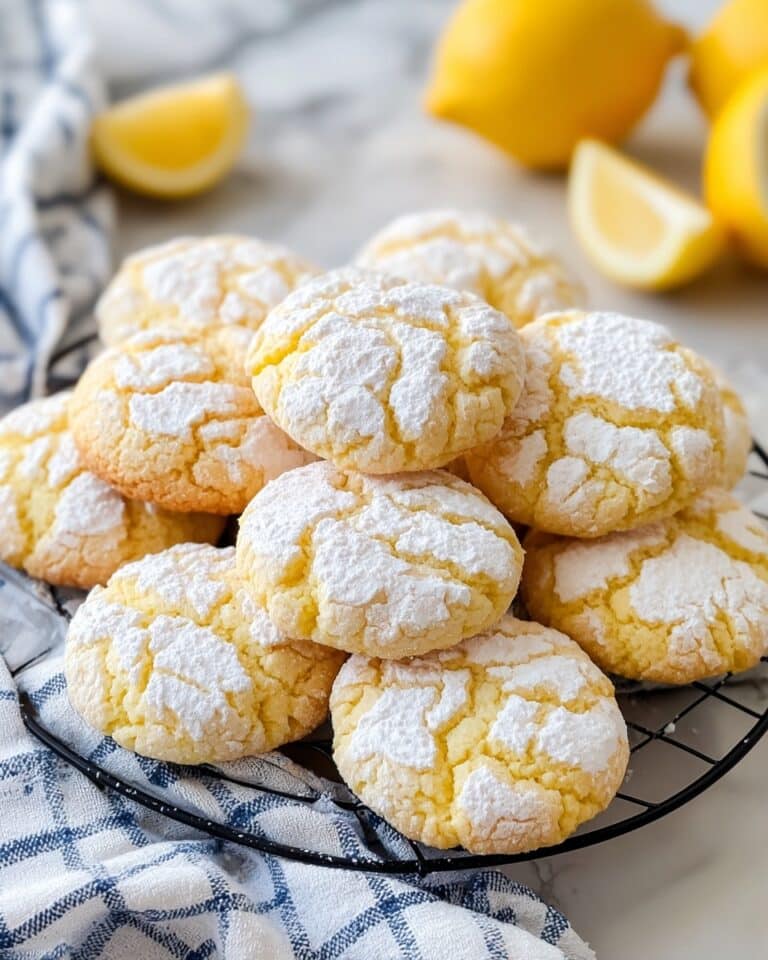 Lemon Crinkle Cookies Recipe