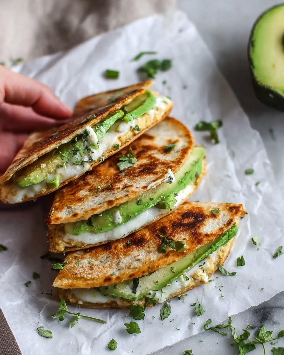 Mini Avocado & Hummus Quesadilla Recipe - Recipe Image