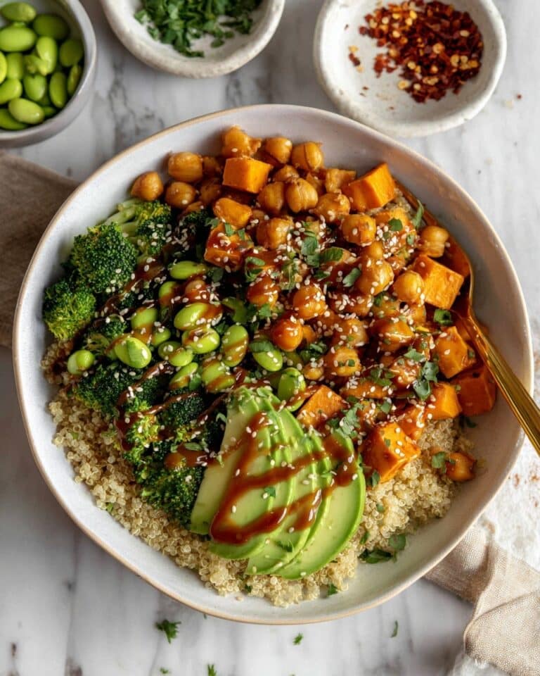 Thai Peanut Sweet Potato Bowls Recipe