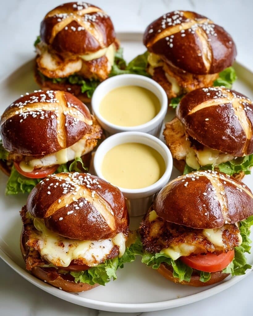 Honey Mustard BLT Chicken Sliders with Avocado and Cherry Tomatoes Recipe