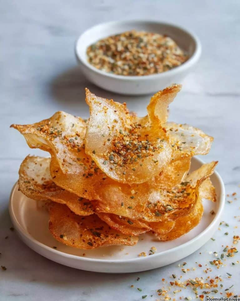 Air Fryer Rice Paper Chips Recipe