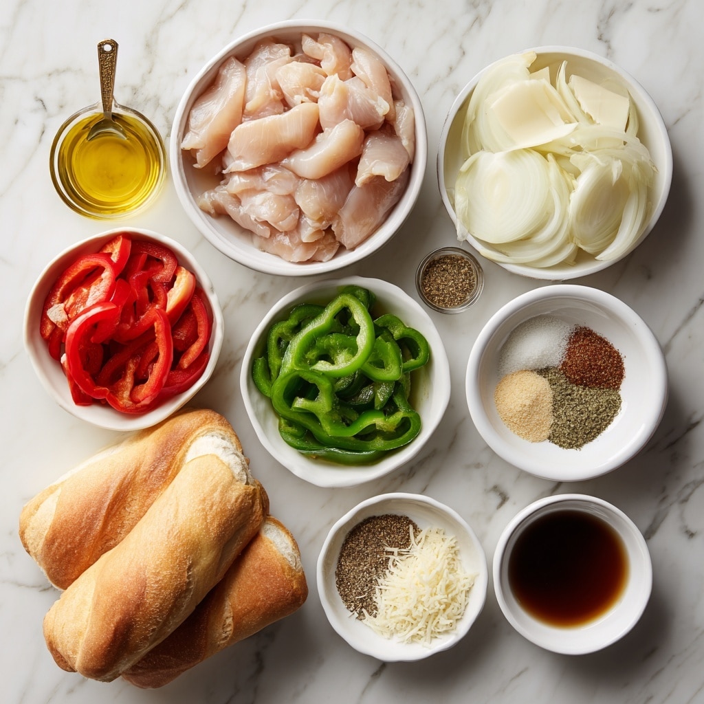 Chicken Philly Cheese Steaks Recipe - Recipe Image