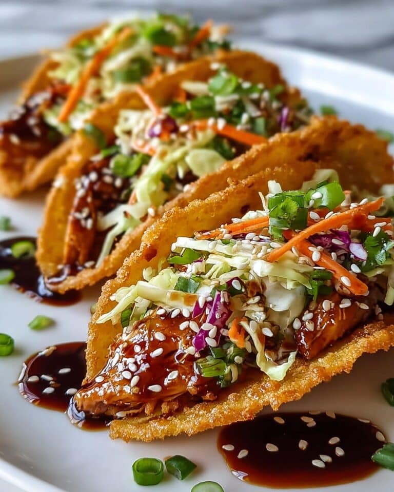 Crispy Chicken Wonton Tacos Recipe