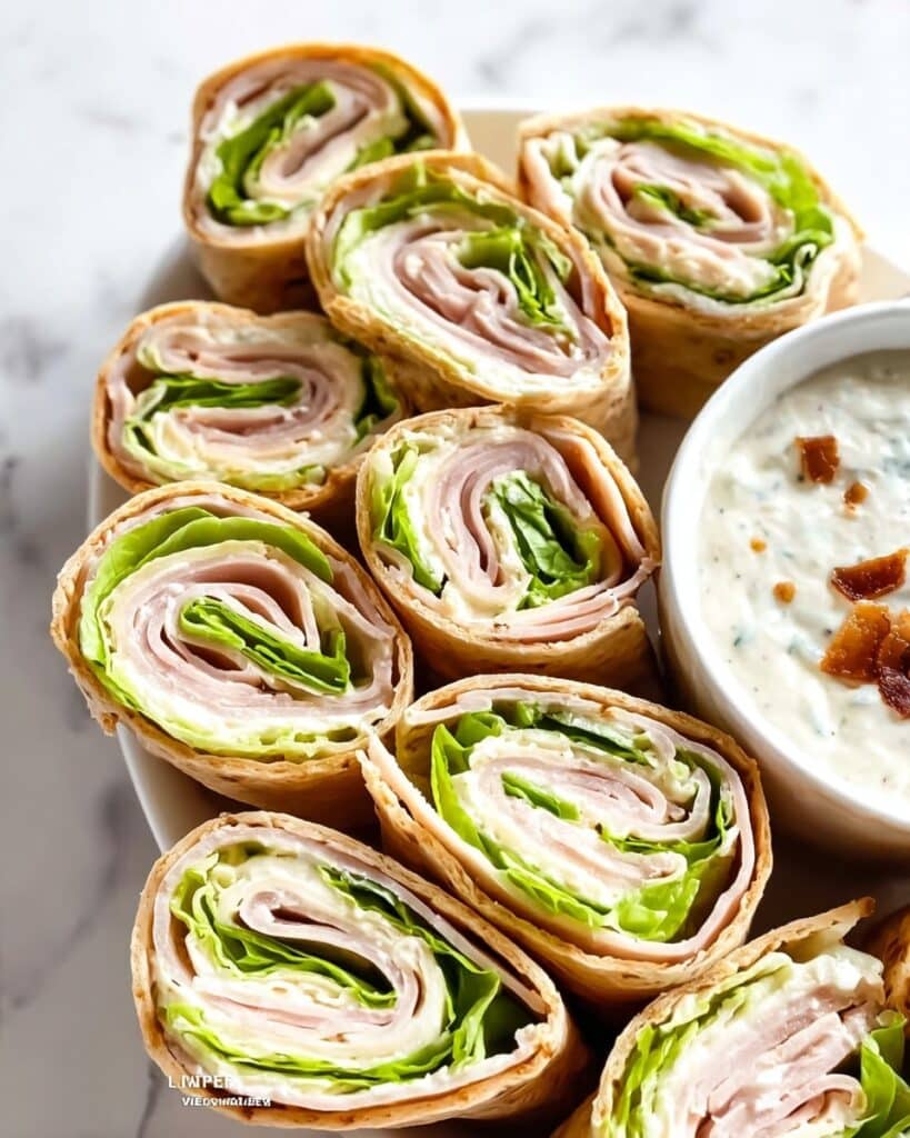 Easy Turkey Pinwheels Recipe