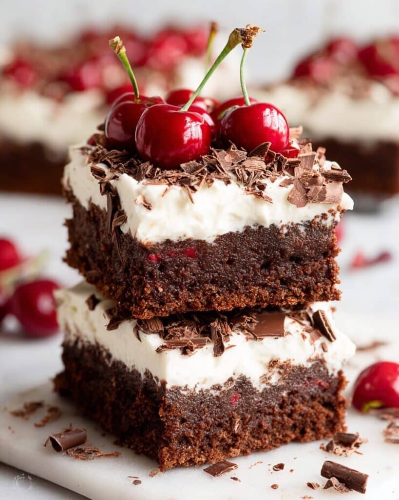 Black Forest Brownies Recipe