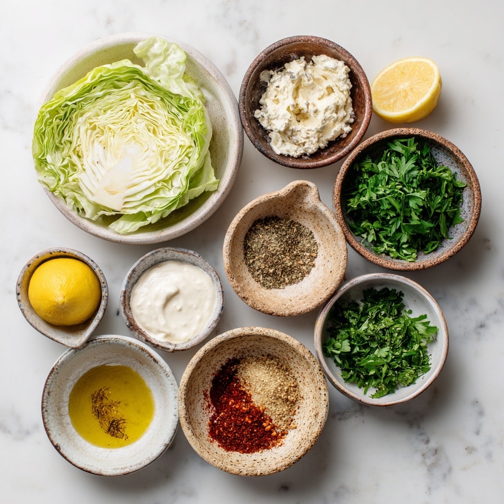 Roasted Cabbage with Yogurt Sauce Recipe - Recipe Image