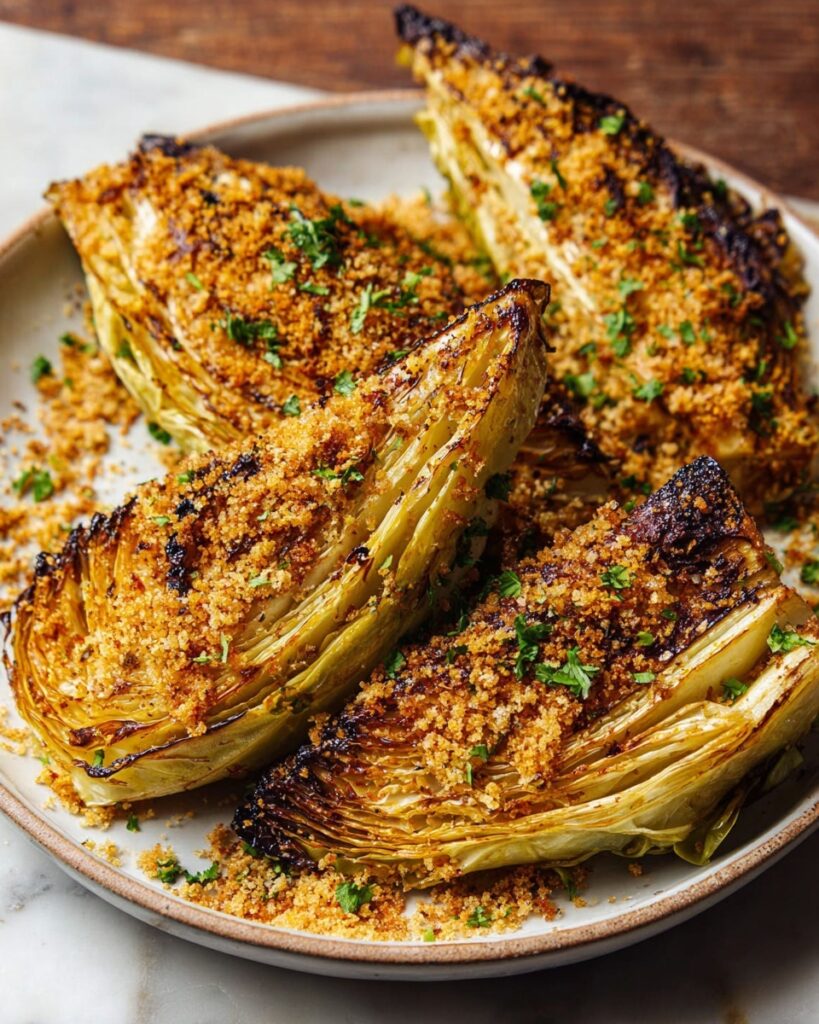 Miso Butter Roasted Cabbage Wedges Recipe