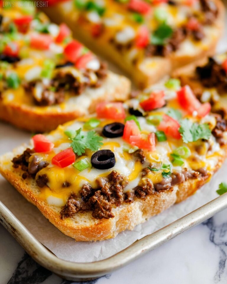 Taco French Bread Pizza Recipe