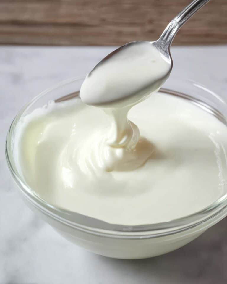 Mexican Crema {Easy, Healthy Substitute Made with Greek Yogurt} Recipe