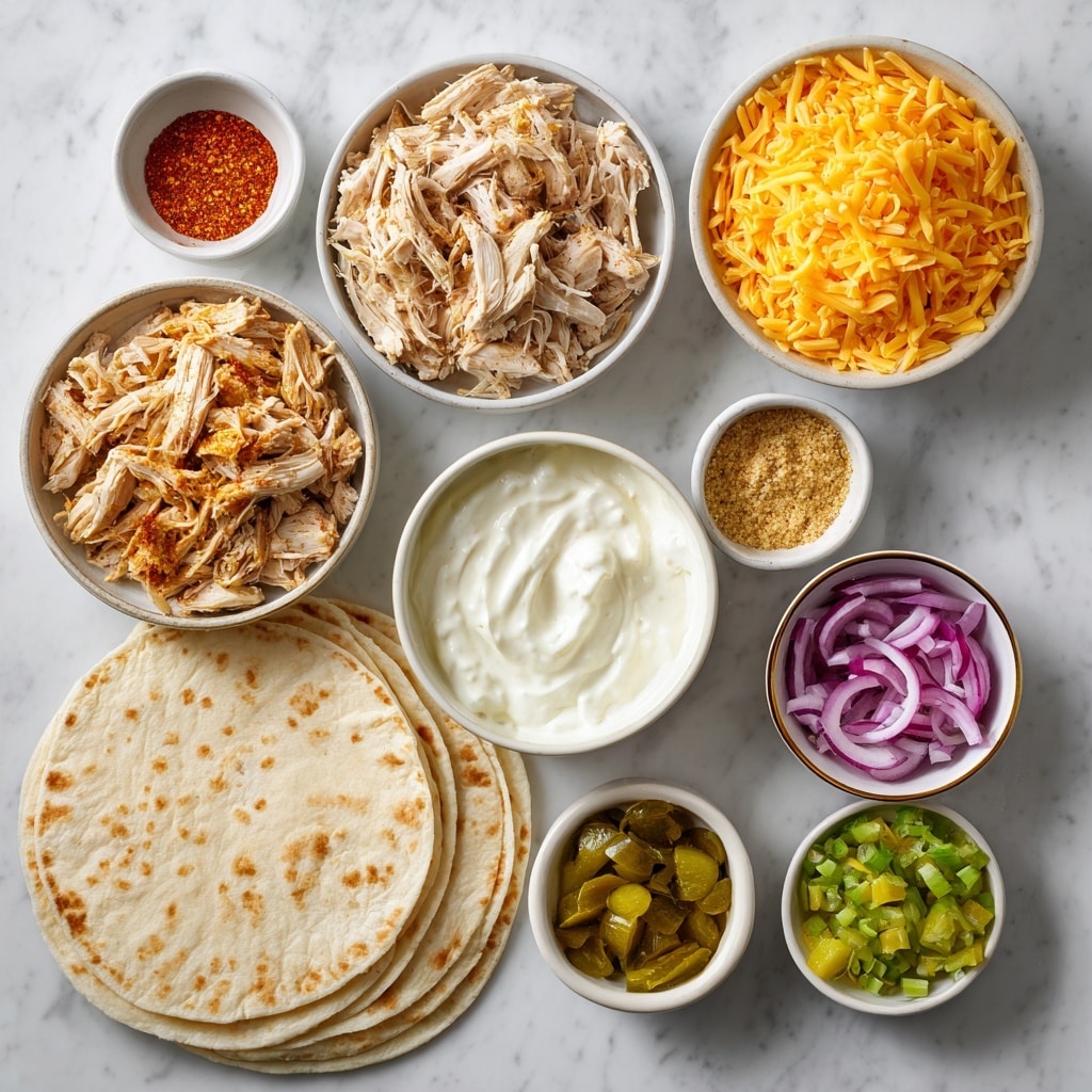 Pickle Ranch Chicken Quesadilla Bake Recipe - Recipe Image
