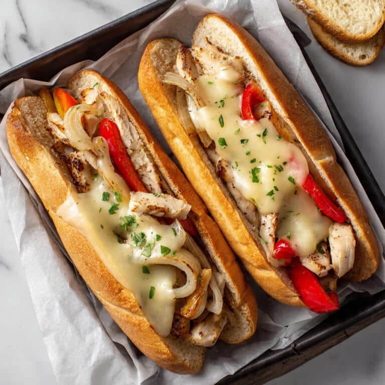 Chicken Philly Cheese Steaks Recipe
