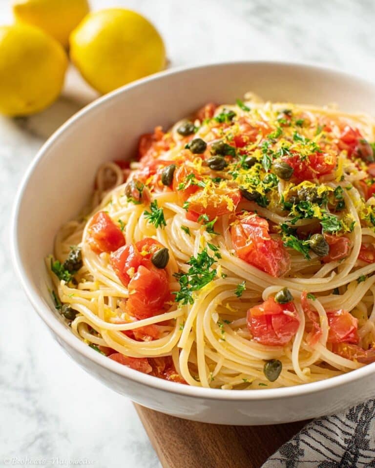 Lemon Capellini Salad Recipe