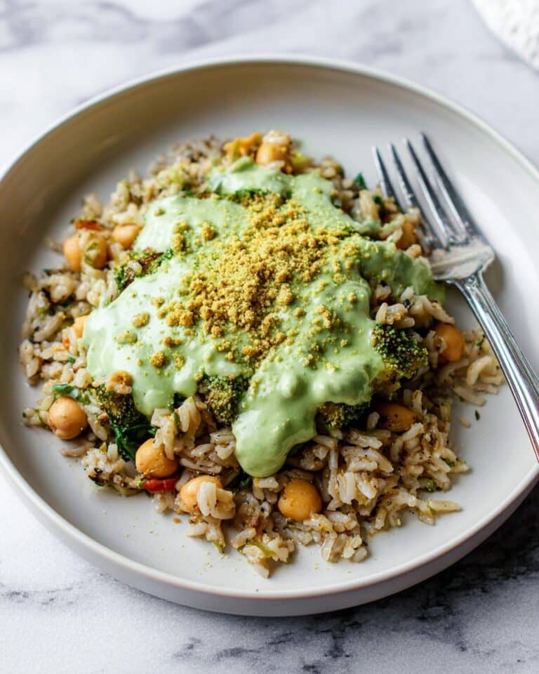 Chickpea Brown Rice Spinach Artichoke Casserole (Vegan) Recipe